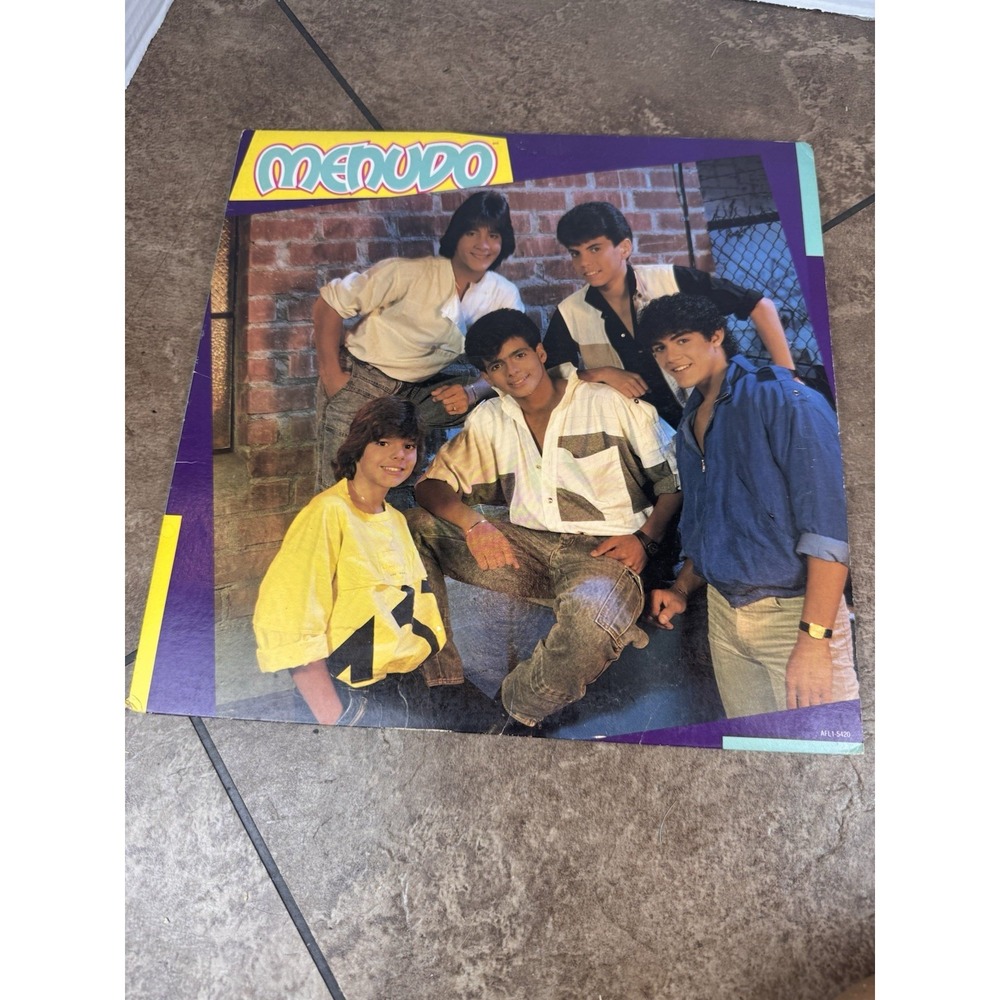 MENUDO s/t Self Titled ORIGINAL Vinyl LP 1985 RCA AFL1-5420 Ricky Martin